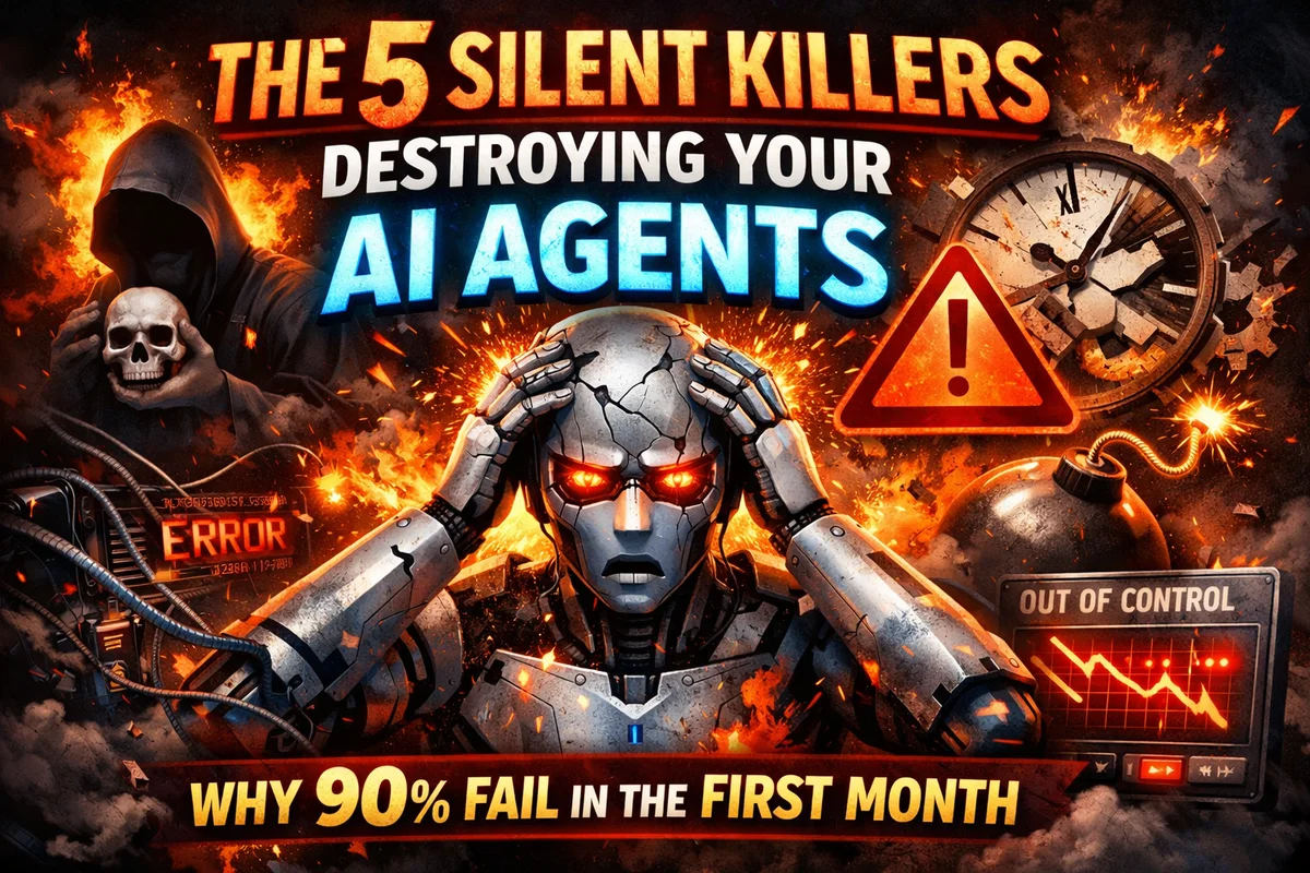 The 5 Silent Killers Destroying Your AI Agents: Why 90% Fail in the First Month
