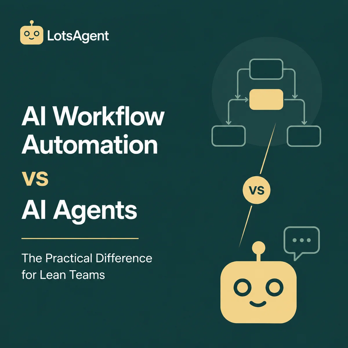 AI Workflow Automation vs AI Agents: The Practical Difference