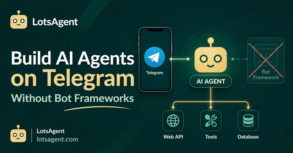 How to Build an AI Agent on Telegram That Actually Does Work (Without a Bot Framework)