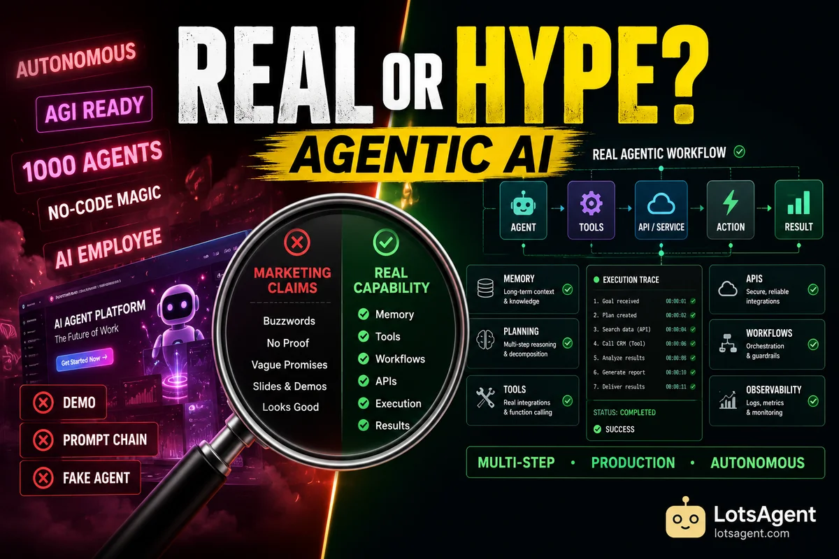 Agentic AI Platform: How to Tell Real Capability From Marketing in 2026