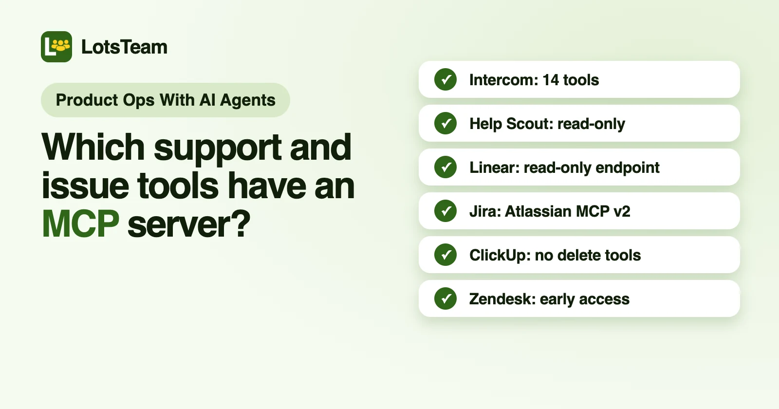 Which Support Desks and Issue Trackers Have an MCP Server? (2026)